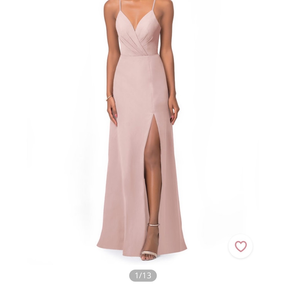 Azazie bridesmaid dress Everleigh Dusty Rose